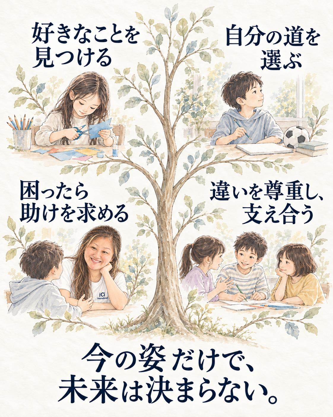 好きなことを見つけ、選び、支え合う力